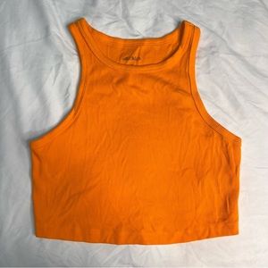 Orange tank top, size M
